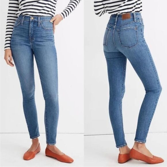 Madewell 11" High-Rise Skinny Jeans in Maricopa Wash AG164 size 27 - Picture 7 of 8